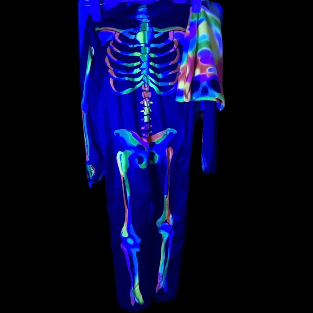 NWT‎ Hyde & Eek! Kids Color Melt Skeleton Costume – Medium